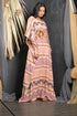 Owo The Label Women Long Kaftan With Floral Print (OTL-KFTN-1005)